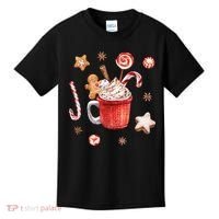 Christmas Season Gingerbread Hot Coco Kids T-Shirt thumb 0