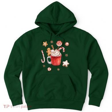 Christmas Season Gingerbread Hot Coco Hoodie