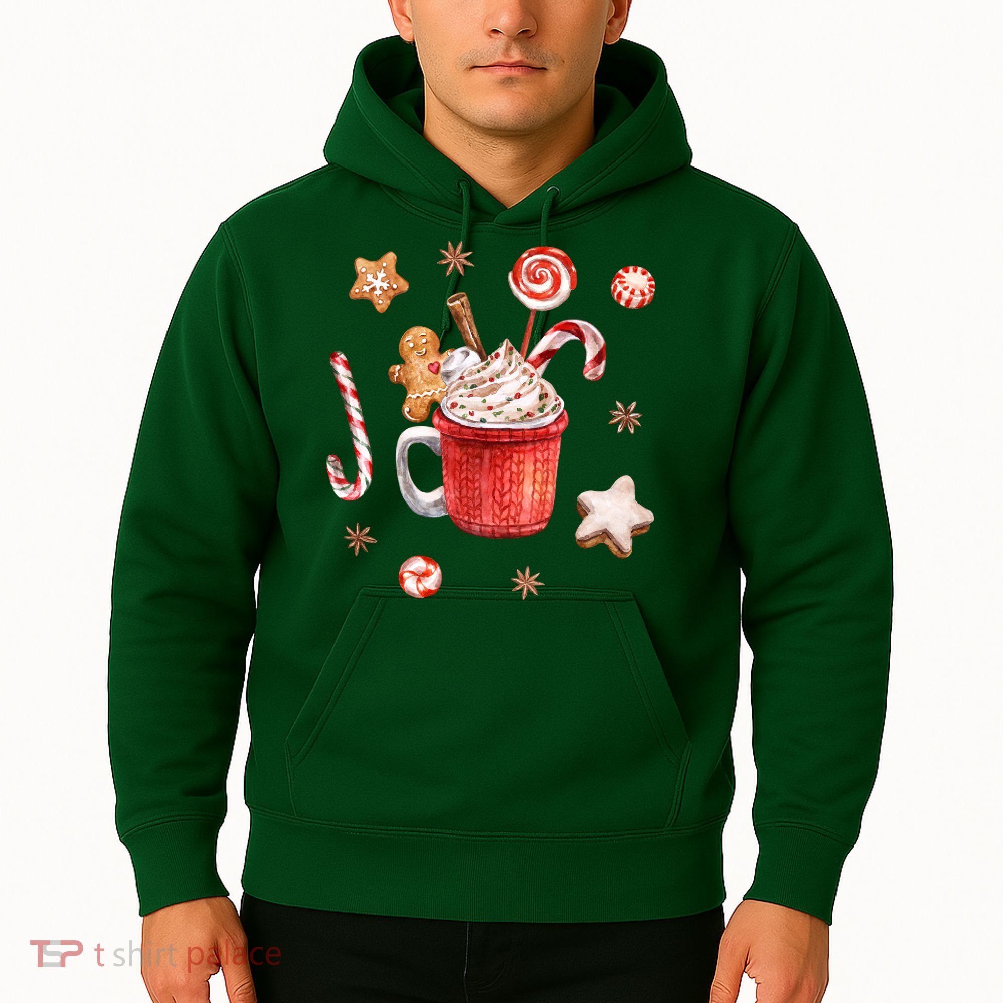 Christmas Season Gingerbread Hot Coco Hoodie