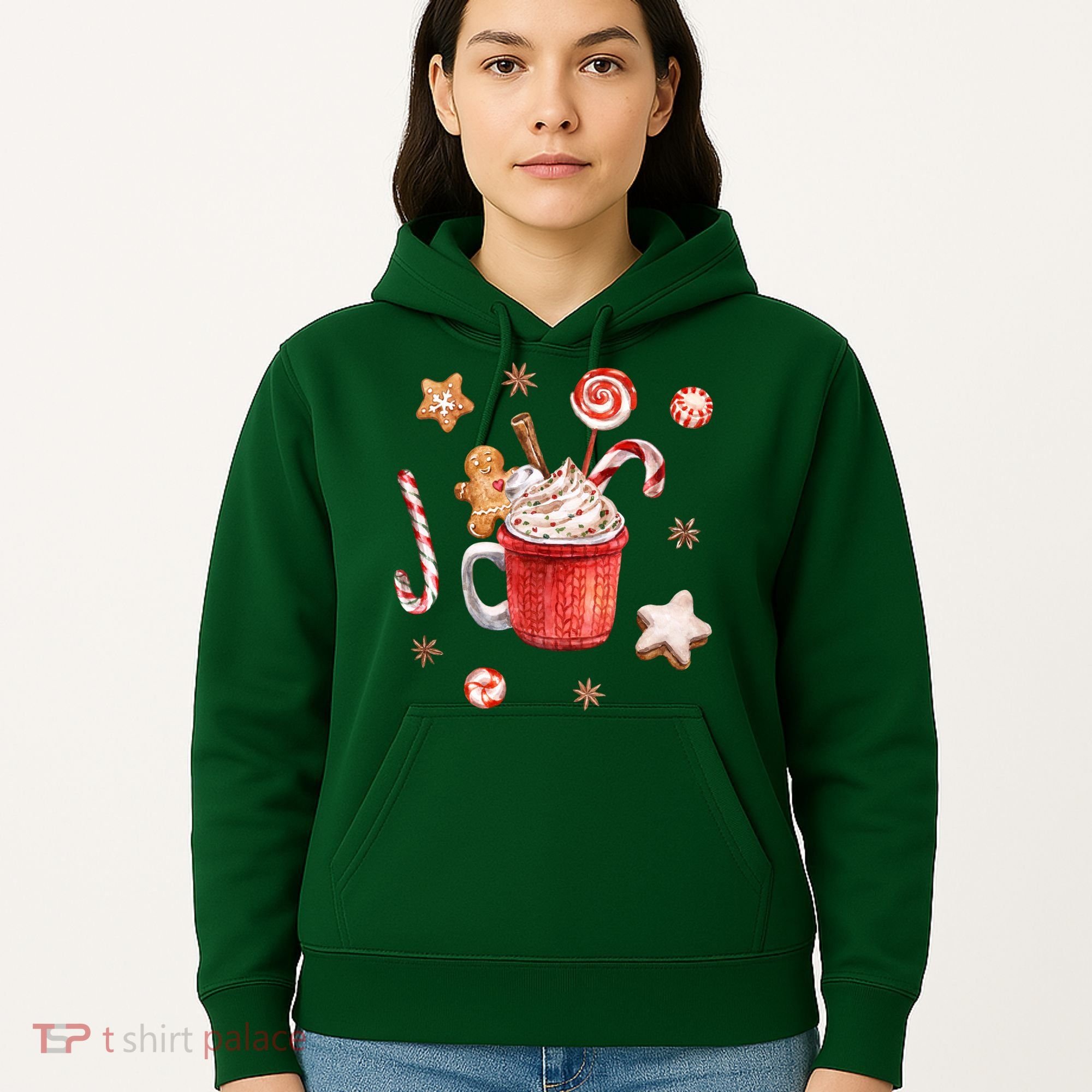 Christmas Season Gingerbread Hot Coco Hoodie