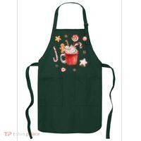 Christmas Season Gingerbread Hot Coco Apron thumb 0