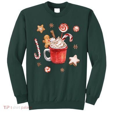 Christmas Season Gingerbread Hot Coco Sweatshirt