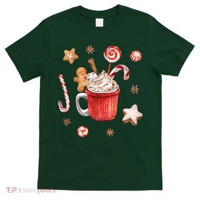 Christmas Season Gingerbread Hot Coco T-Shirt