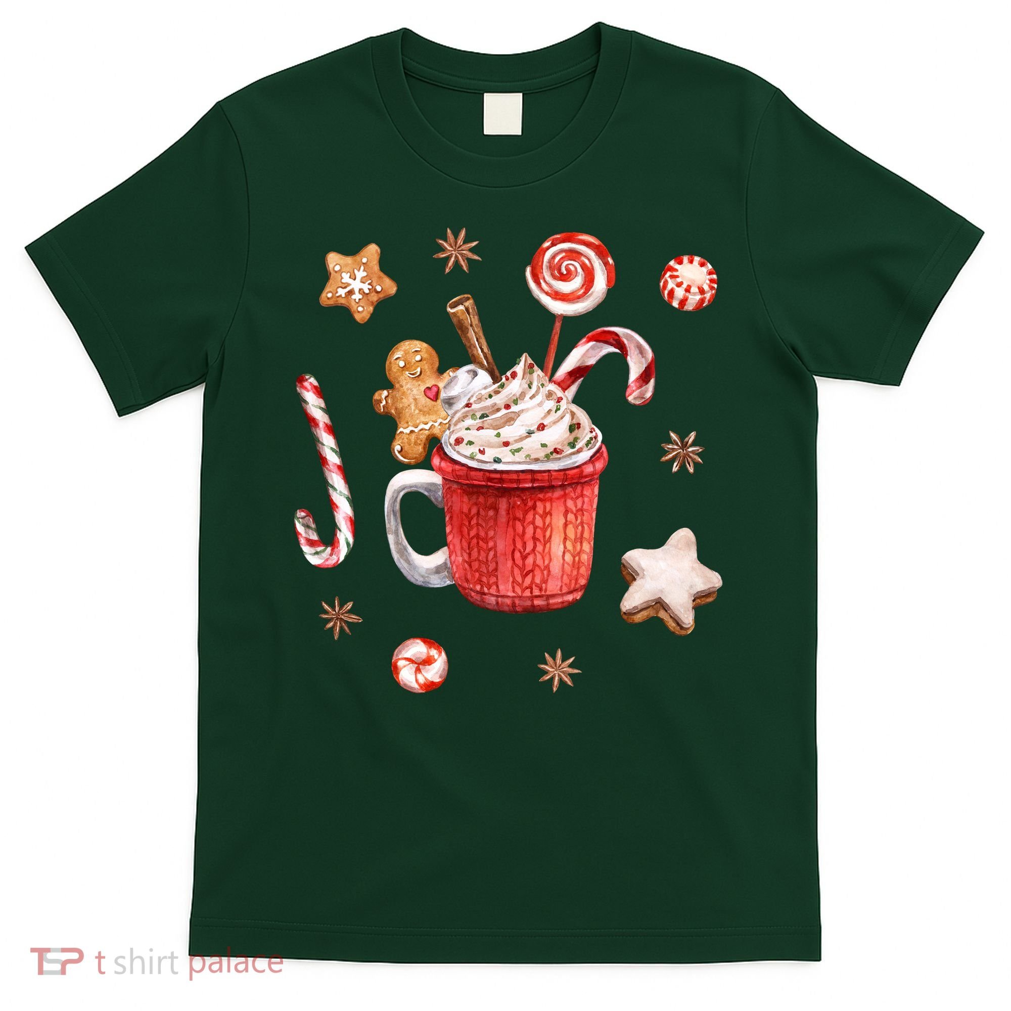 Christmas Season Gingerbread Hot Coco T-Shirt