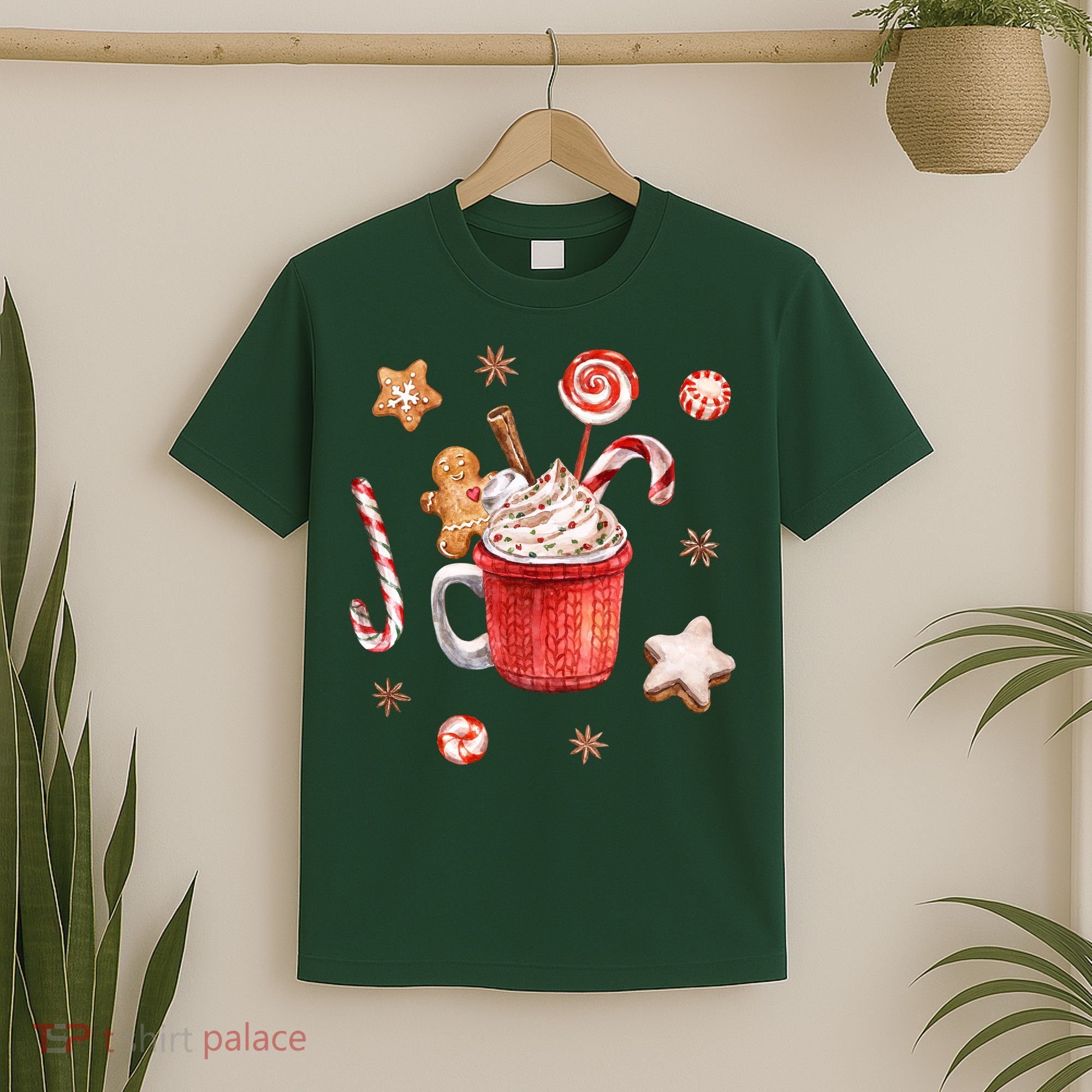 Christmas Season Gingerbread Hot Coco T-Shirt