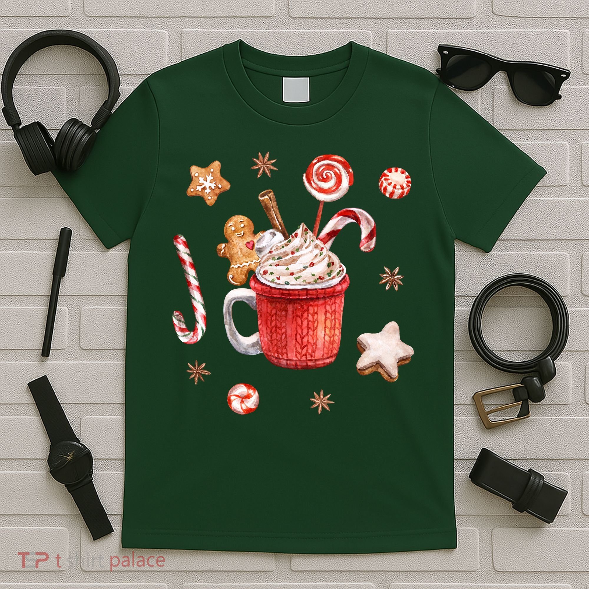 Christmas Season Gingerbread Hot Coco T-Shirt