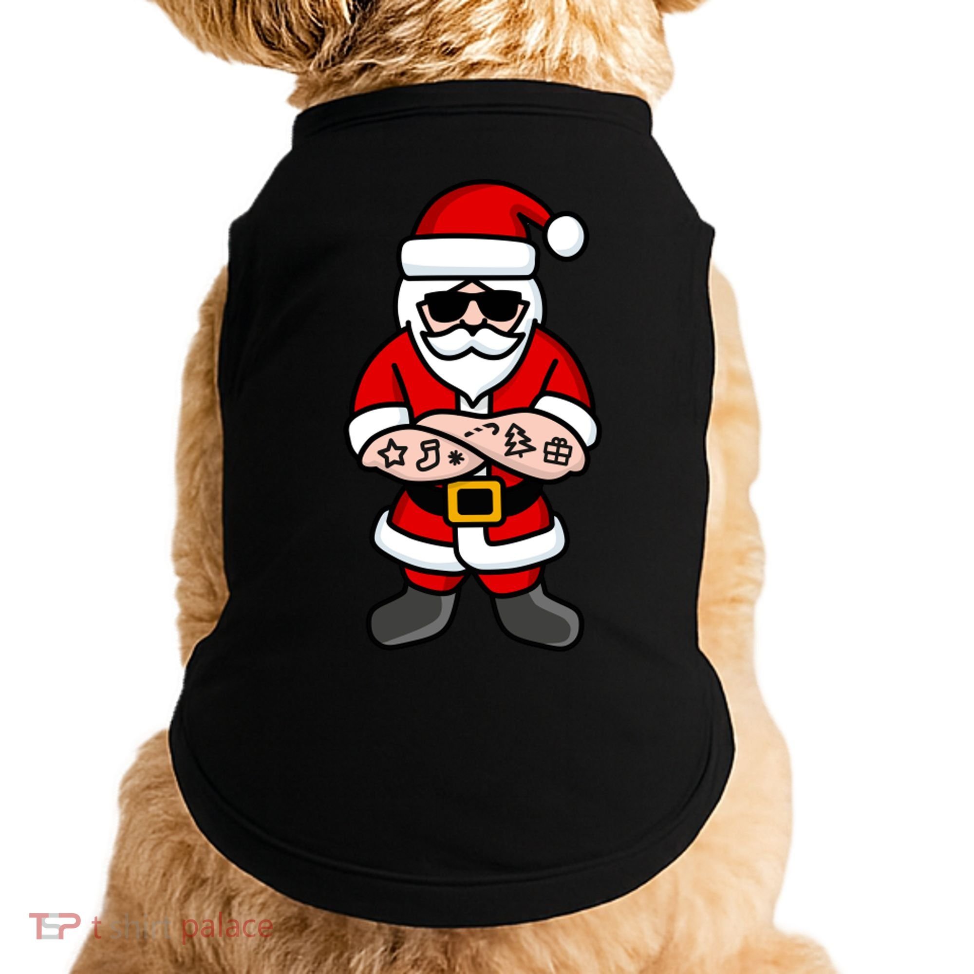 Cool Santa Gangster Doggie Tank