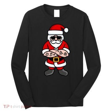 Cool Santa Gangster Long Sleeve Shirt