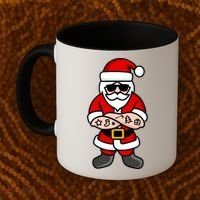Cool Santa Gangster Coffee Mug thumb 2