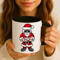 Cool Santa Gangster Coffee Mug thumb 3