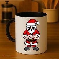 Cool Santa Gangster Coffee Mug thumb 4