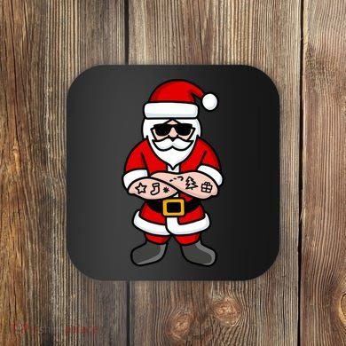 Cool Santa Gangster Coaster