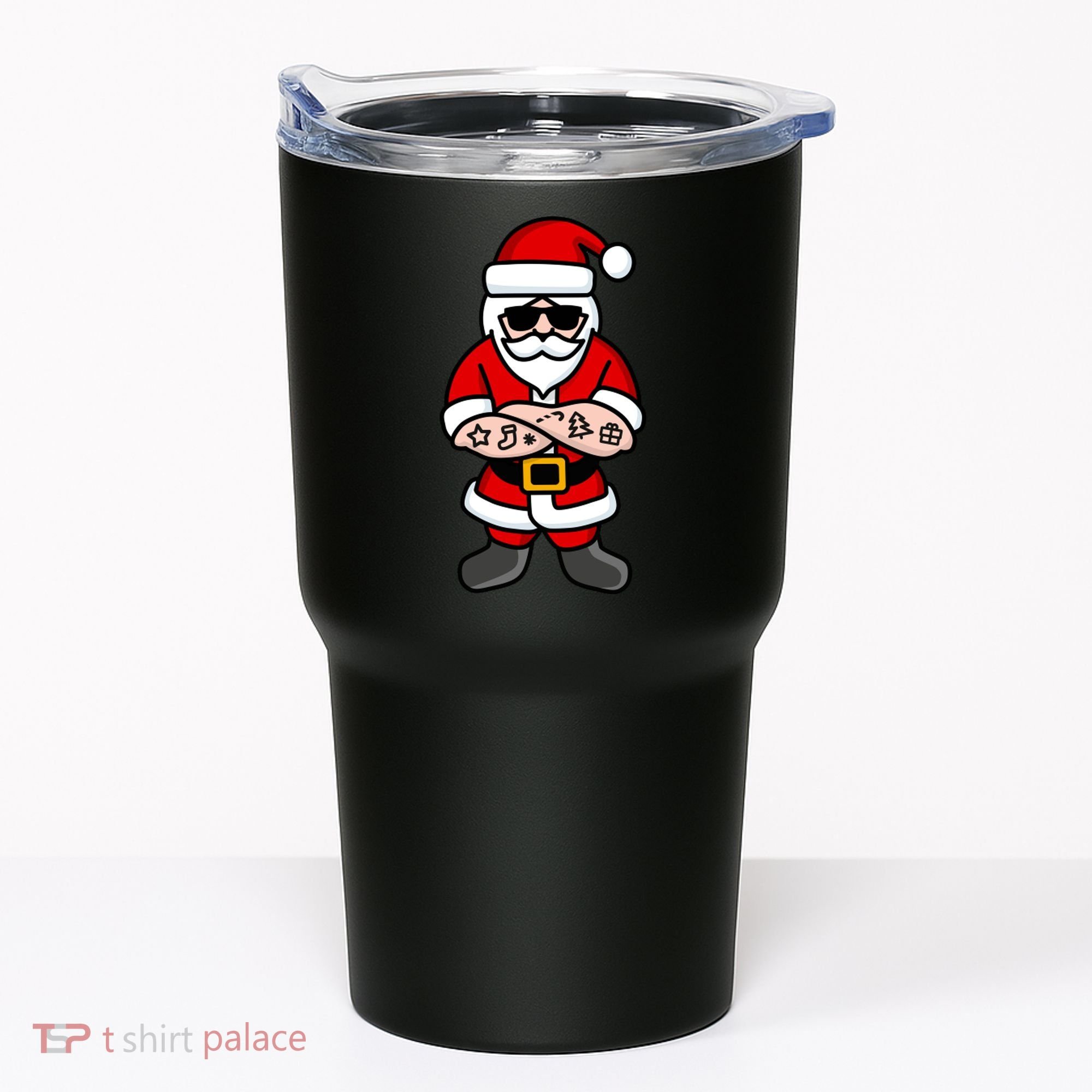 Cool Santa Gangster Tumbler