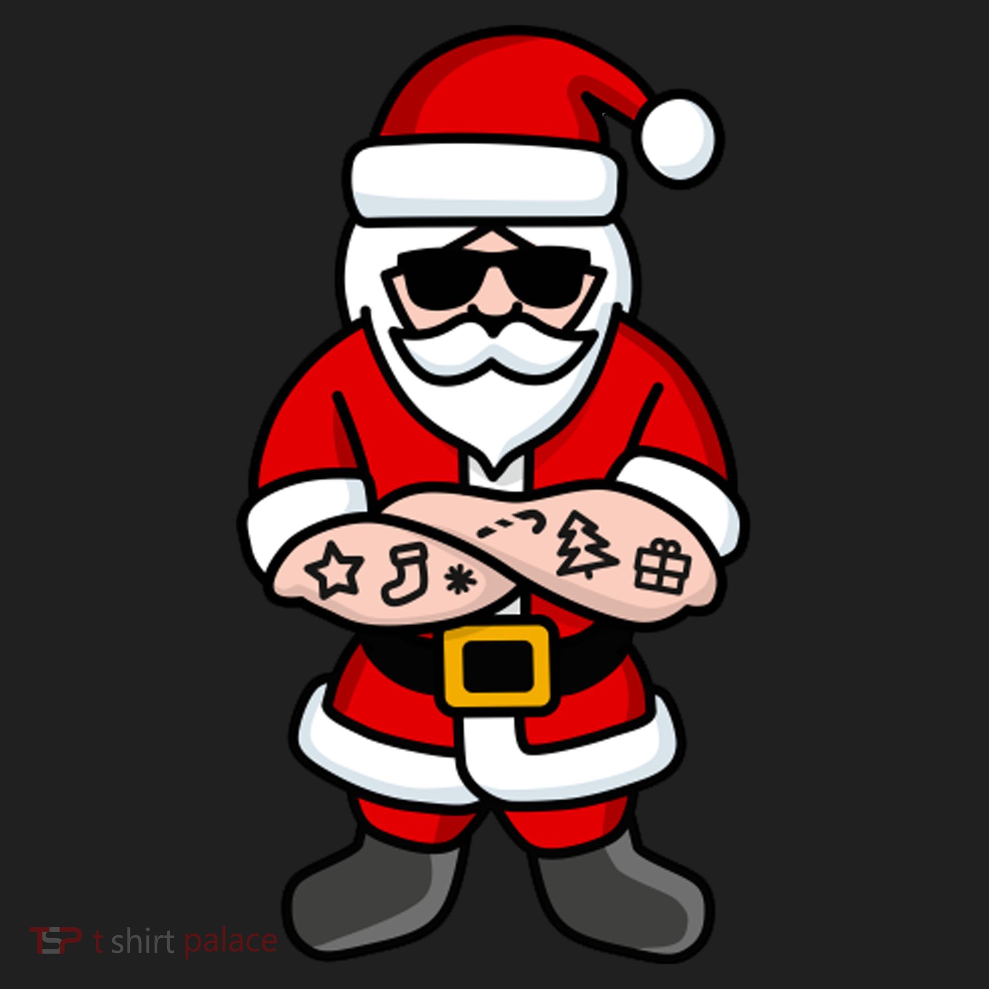 Cool Santa Gangster Tumbler