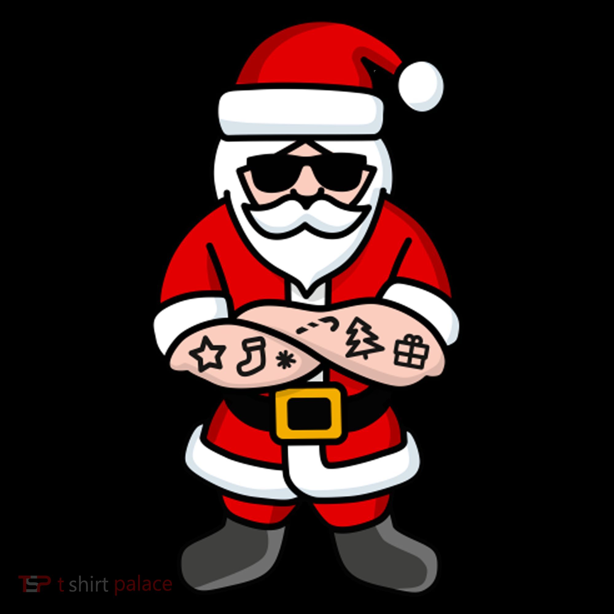 Cool Santa Gangster Ornament