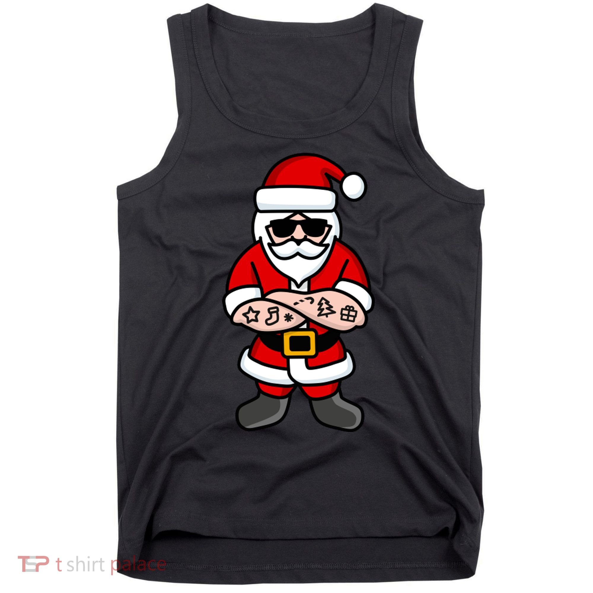 Cool Santa Gangster Tank Top