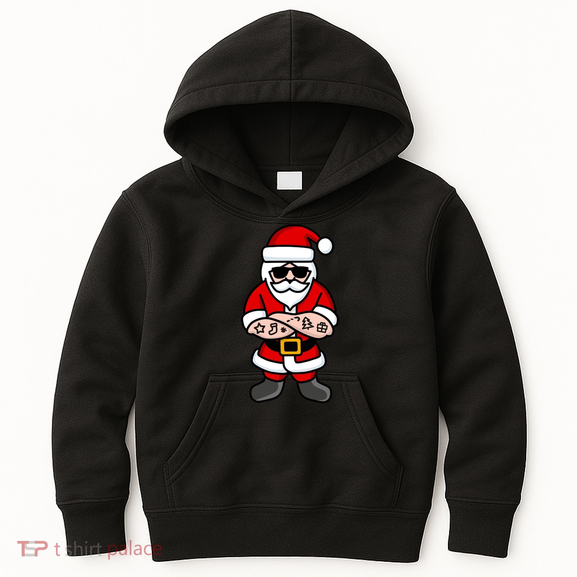 Cool Santa Gangster Kids Hoodie