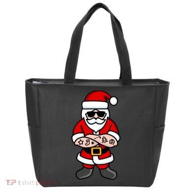 Cool Santa Gangster Tote Bag