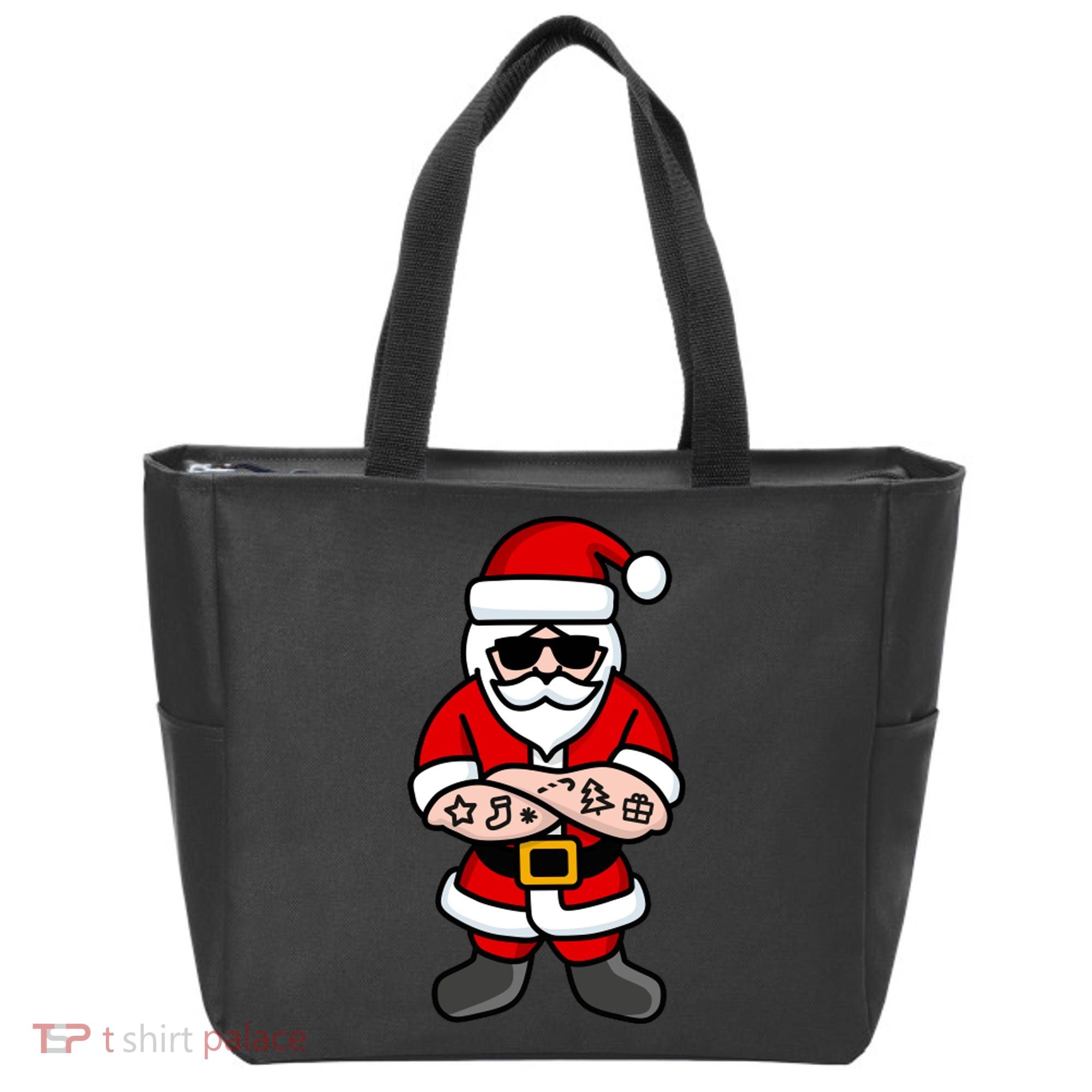 Cool Santa Gangster Tote Bag