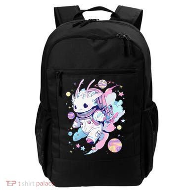 Cute Space Galaxy Axolotl Pastel Goth Aesthetic Nu Goth Backpack