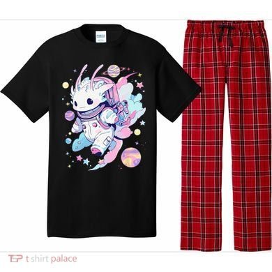 Cute Space Galaxy Axolotl Pastel Goth Aesthetic Nu Goth Pajama Set