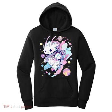 Cute Space Galaxy Axolotl Pastel Goth Aesthetic Nu Goth Women's Hoodie