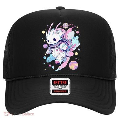 Cute Space Galaxy Axolotl Pastel Goth Aesthetic Nu Goth Hat
