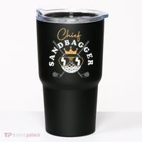 Chief Sandbagger Gift for Golf Meme BJJ Chess Sandbag Tumbler thumb 0