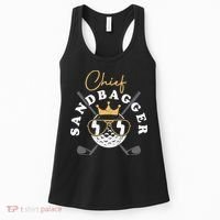Chief Sandbagger Gift for Golf Meme BJJ Chess Sandbag Women's Tank Top thumb 0