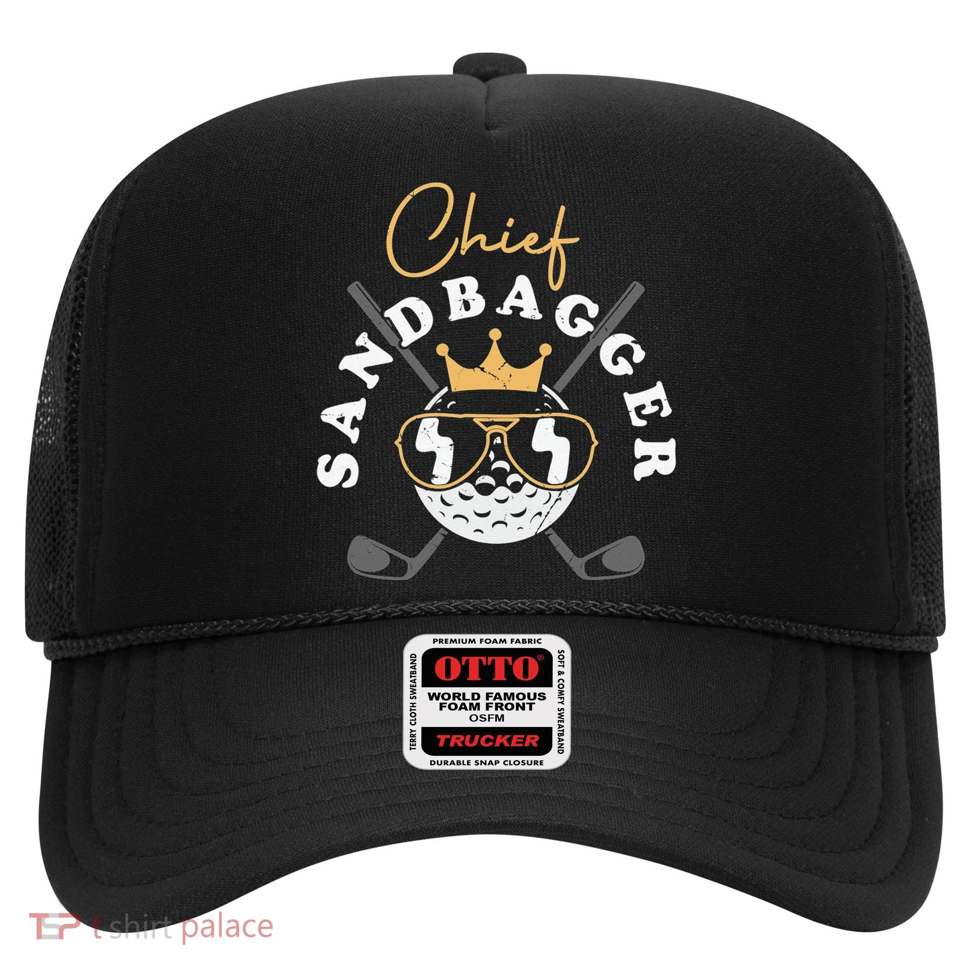 Chief Sandbagger Gift for Golf Meme BJJ Chess Sandbag Hat