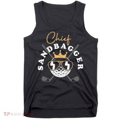 Chief Sandbagger Gift for Golf Meme BJJ Chess Sandbag Tank Top