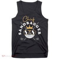 Chief Sandbagger Gift for Golf Meme BJJ Chess Sandbag Tank Top thumb 0