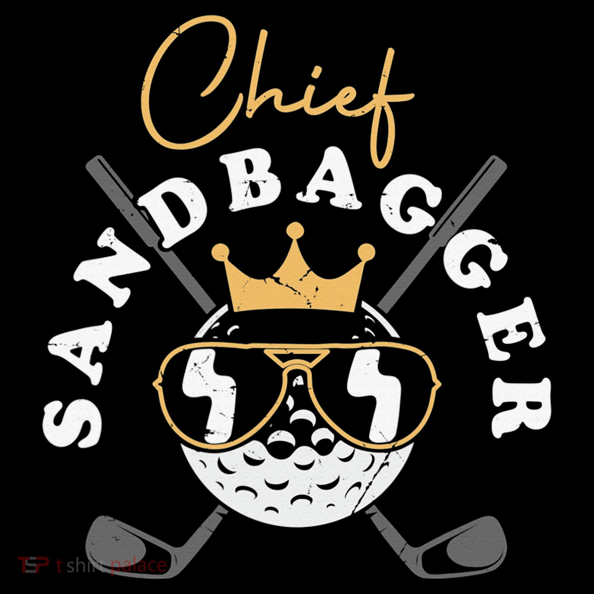 Chief Sandbagger Gift for Golf Meme BJJ Chess Sandbag Tank Top