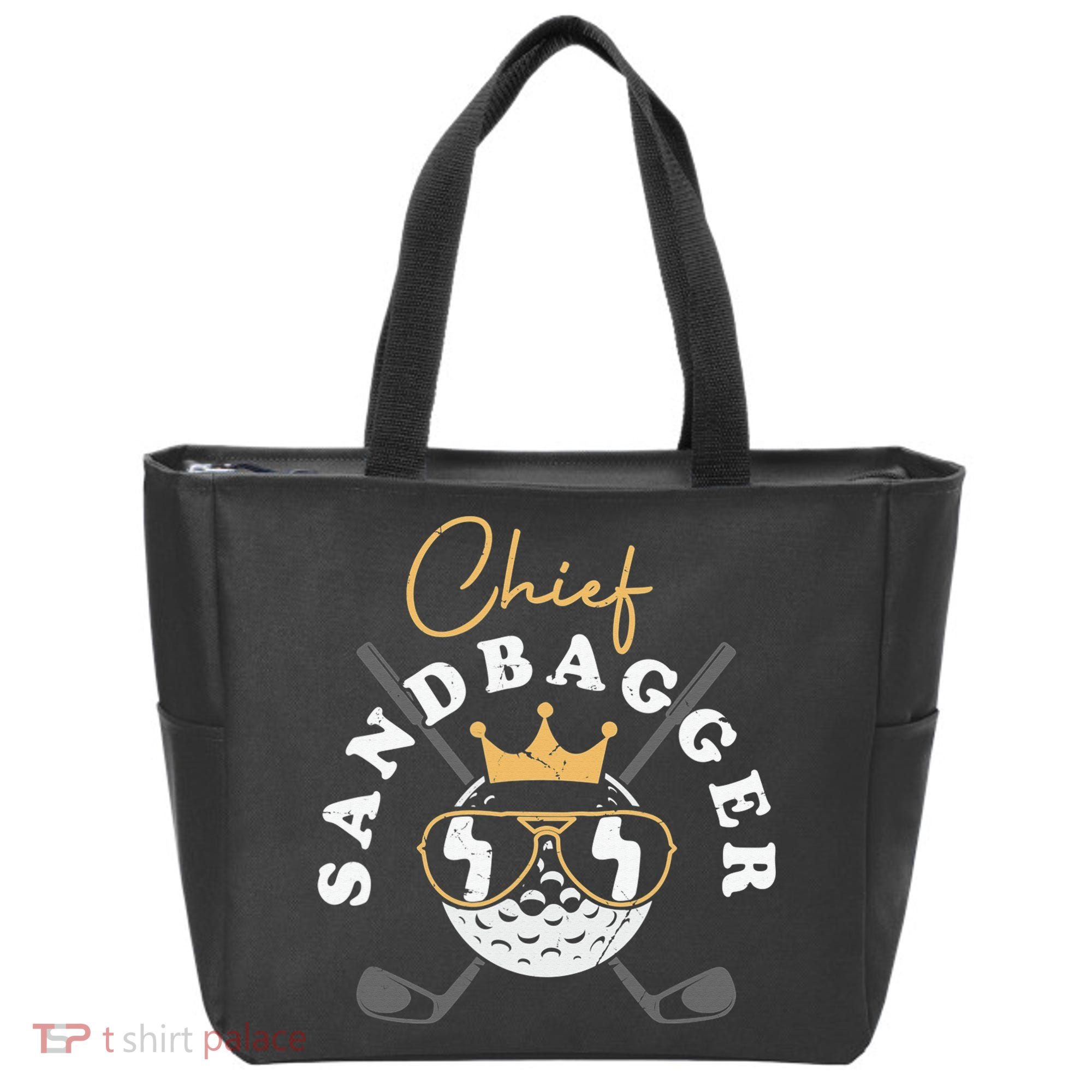 Chief Sandbagger Gift for Golf Meme BJJ Chess Sandbag Tote Bag
