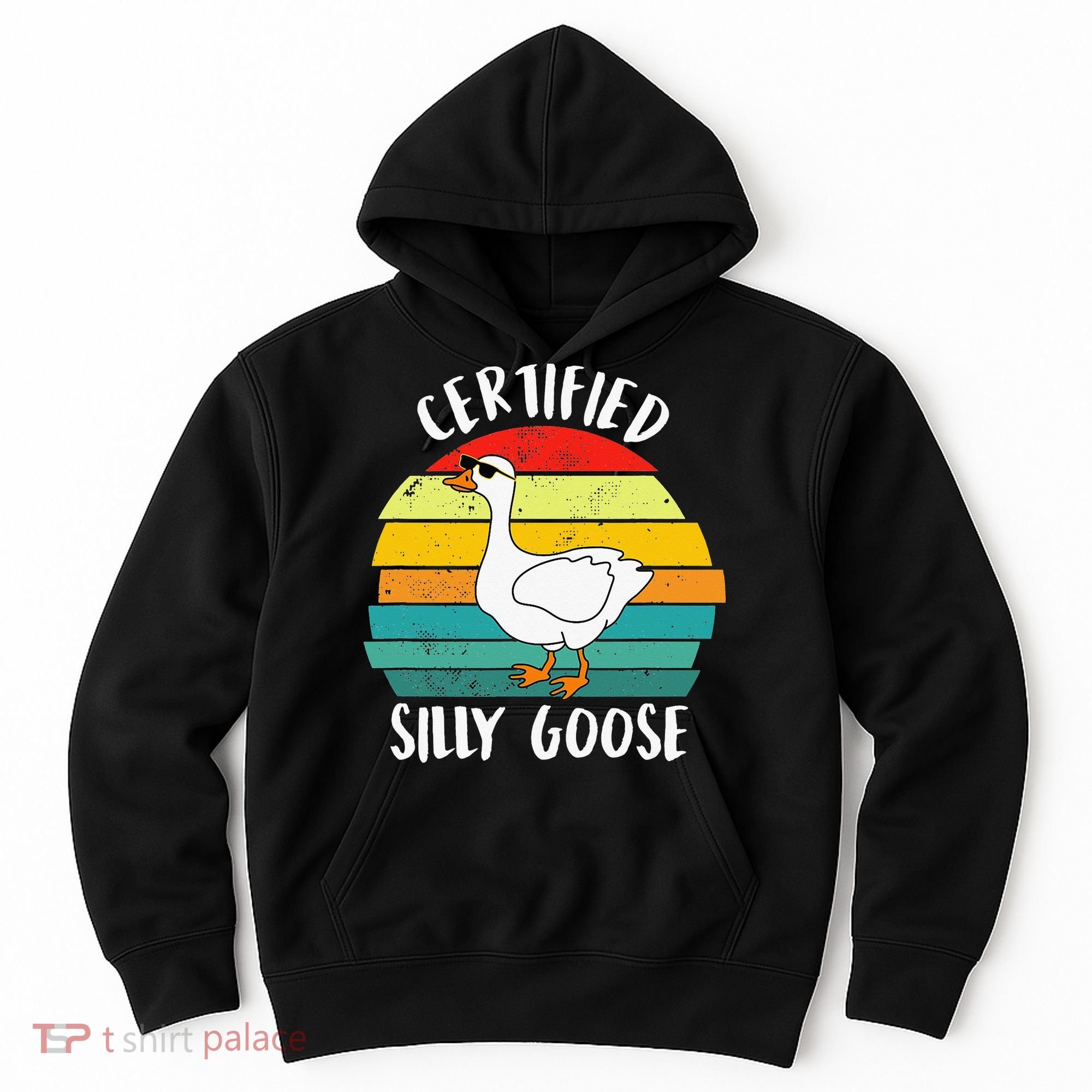 Certified Silly Goose Funny Goose Lover Farmer Farm Life Hoodie