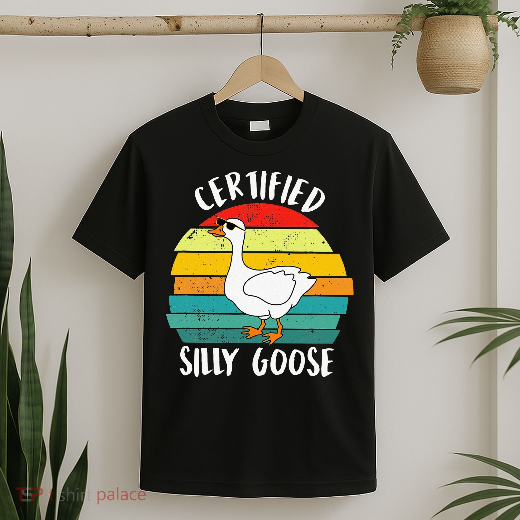 Certified Silly Goose Funny Goose Lover Farmer Farm Life T-Shirt