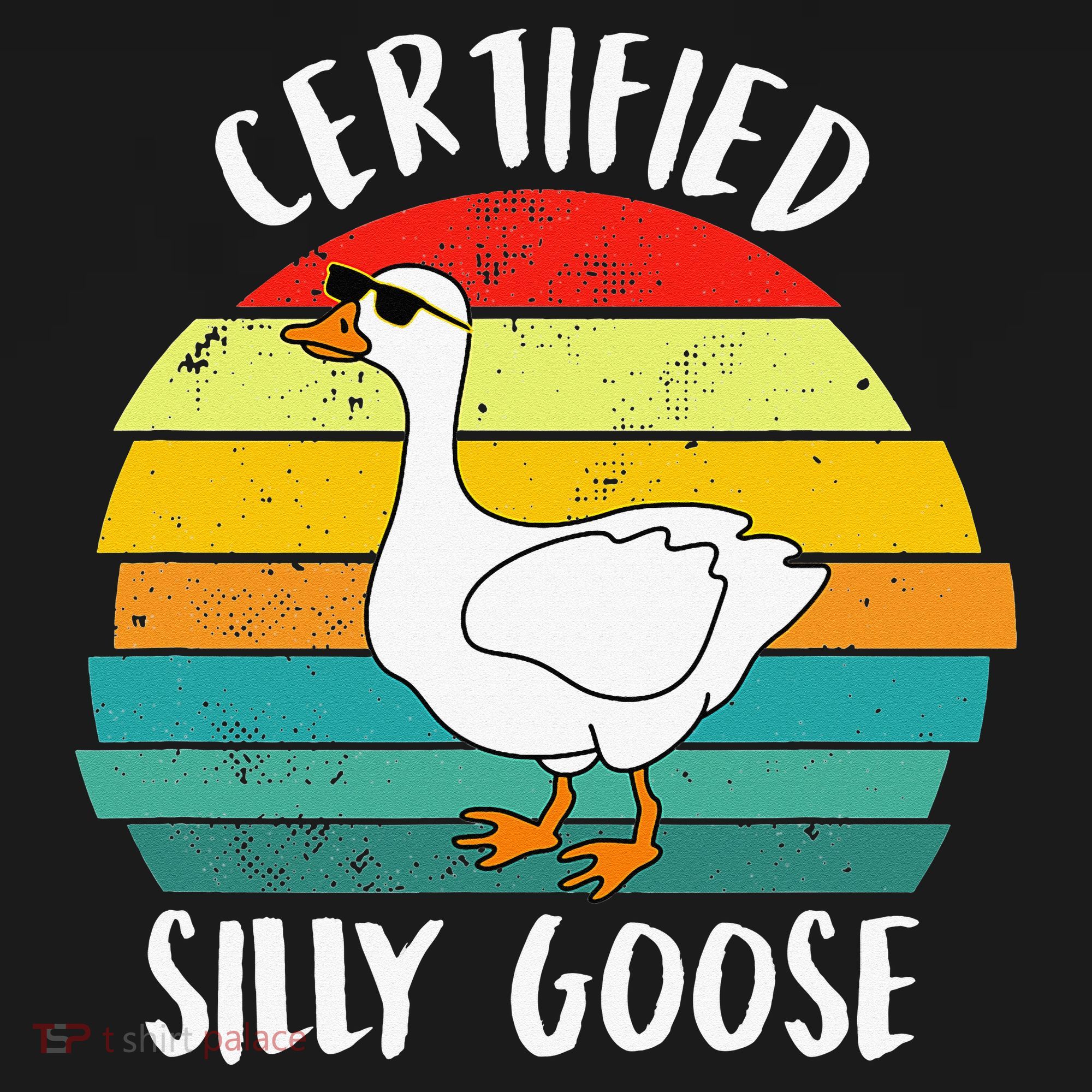 Certified Silly Goose Funny Goose Lover Farmer Farm Life T-Shirt