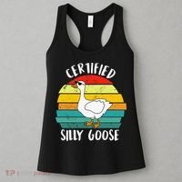 Certified Silly Goose Funny Goose Lover Farmer Farm Life Women's Tank Top thumb 3