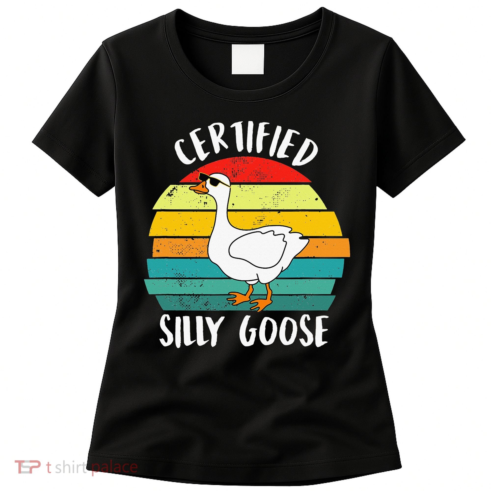 Certified Silly Goose Funny Goose Lover Farmer Farm Life Women's T-Shirt
