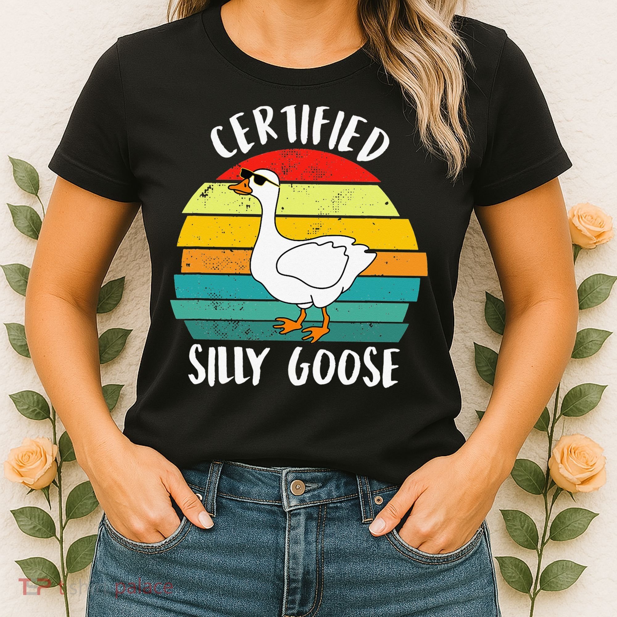 Certified Silly Goose Funny Goose Lover Farmer Farm Life Women's T-Shirt