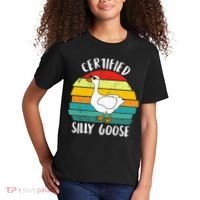 Certified Silly Goose Funny Goose Lover Farmer Farm Life Kids T-Shirt thumb 2