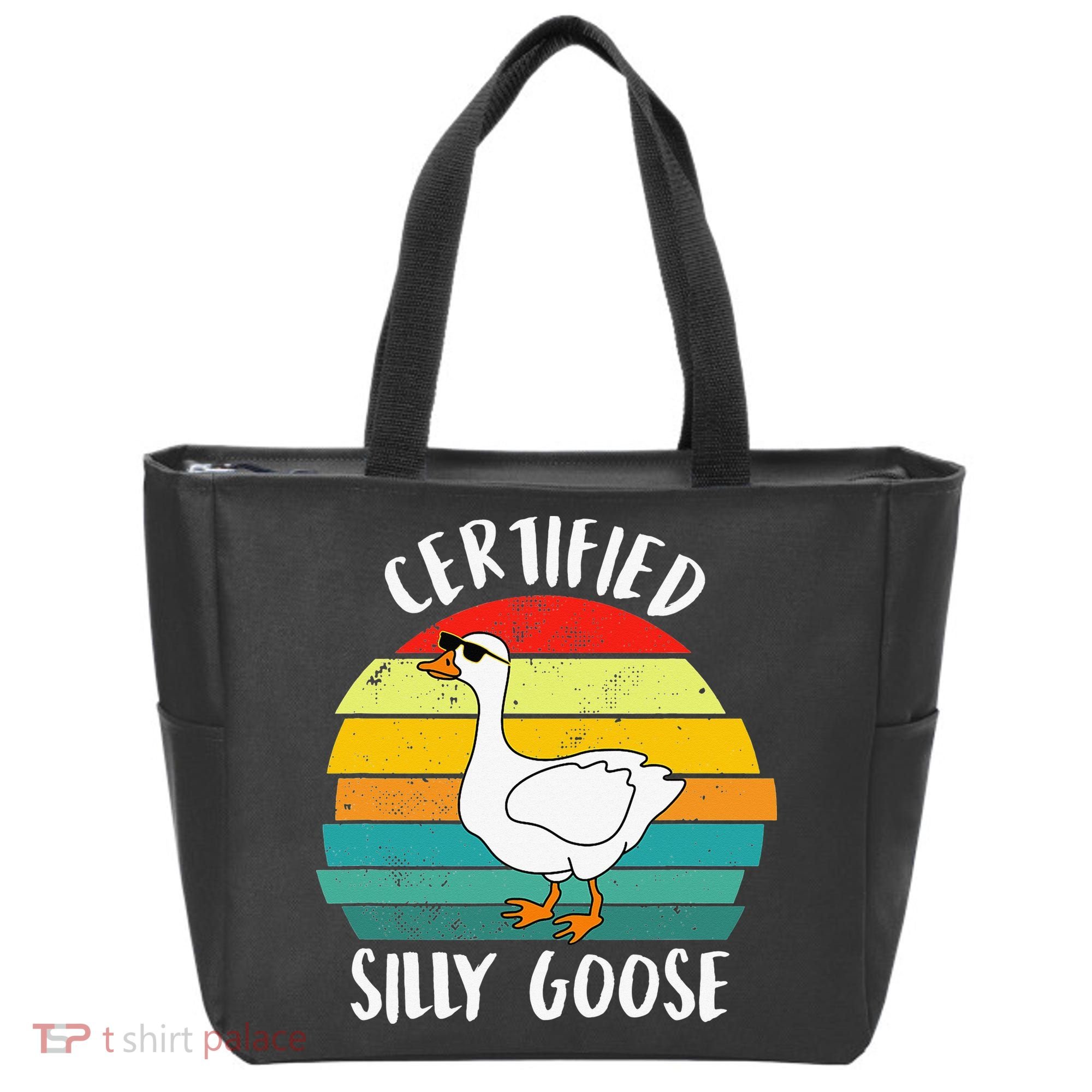 Certified Silly Goose Funny Goose Lover Farmer Farm Life Tote Bag