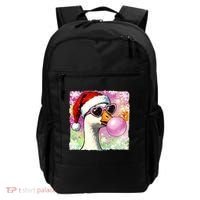 Cool Silly Goose Santa Christmas Bubble Gum Backpack thumb 0