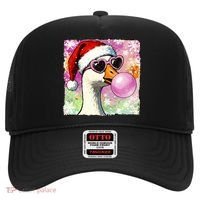 Cool Silly Goose Santa Christmas Bubble Gum Hat thumb 0