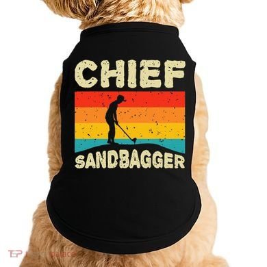 Chief Sandbagger Golfer Player Golf Lover Doggie Tank