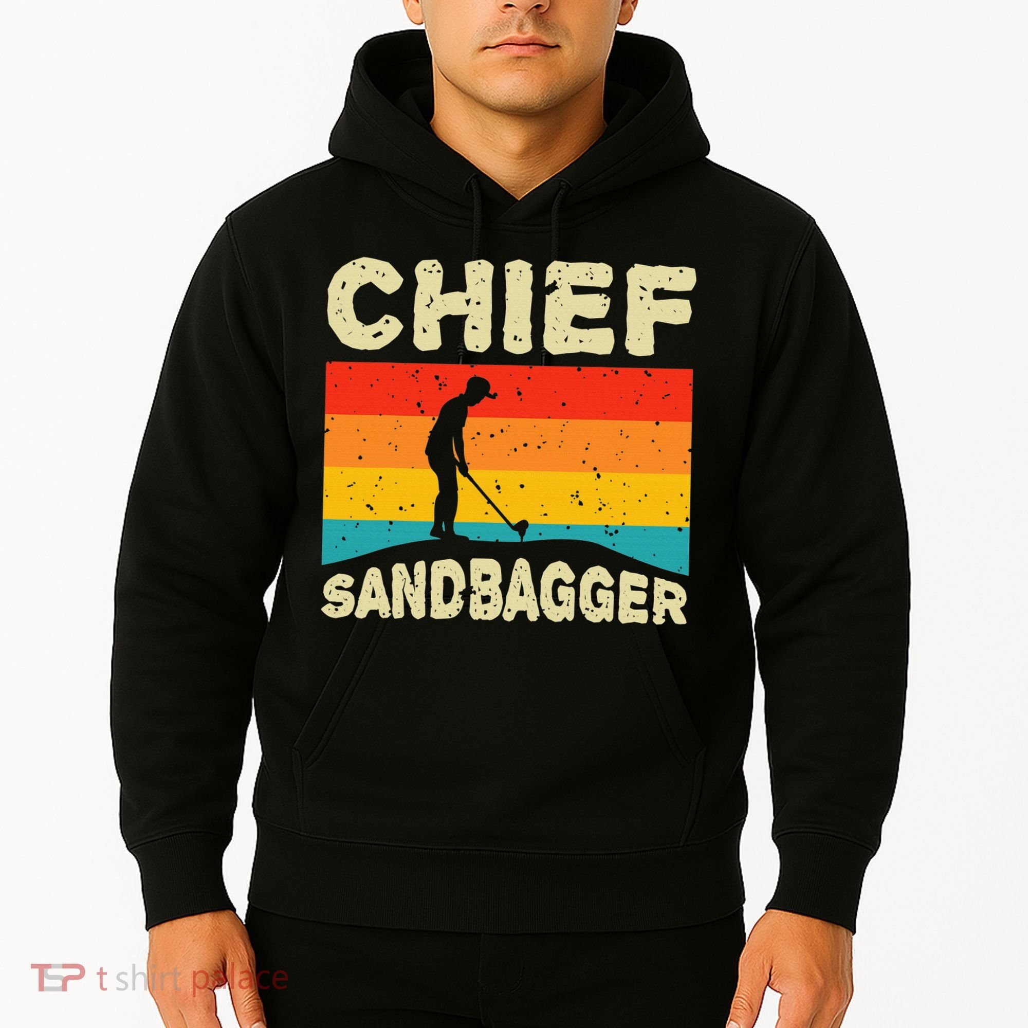 Chief Sandbagger Golfer Player Golf Lover Hoodie