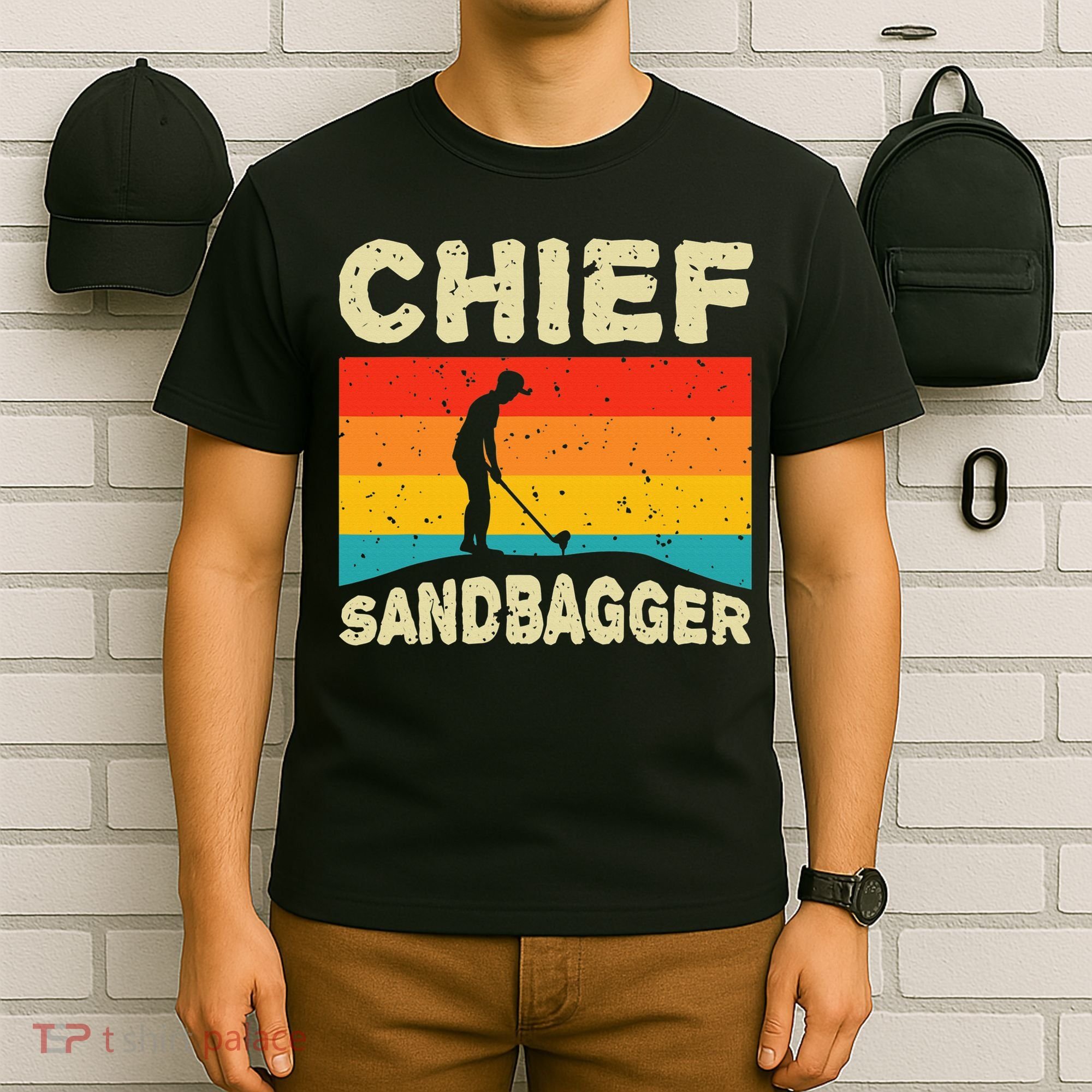 Chief Sandbagger Golfer Player Golf Lover T-Shirt