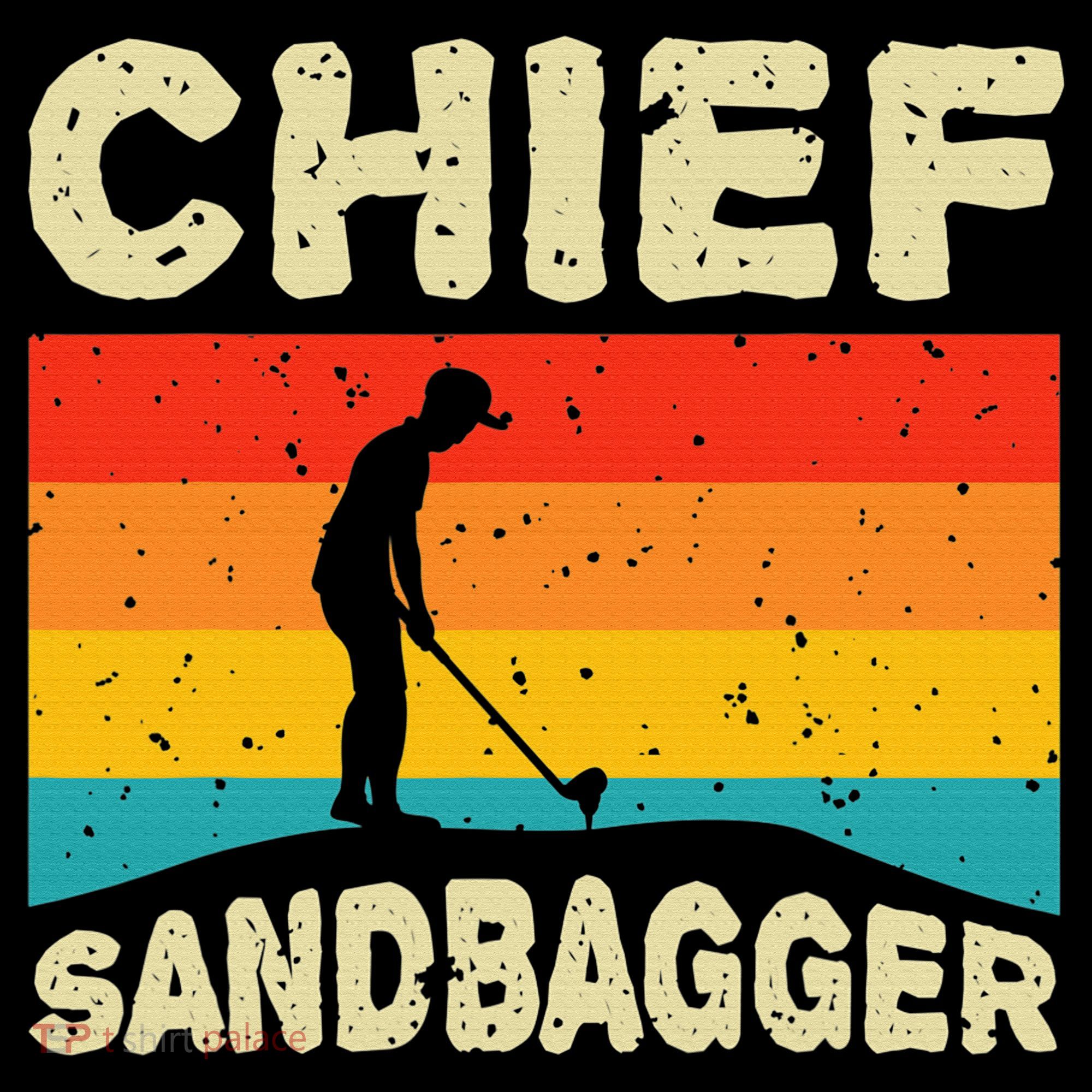 Chief Sandbagger Golfer Player Golf Lover Coaster