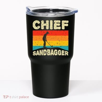 Chief Sandbagger Golfer Player Golf Lover Tumbler