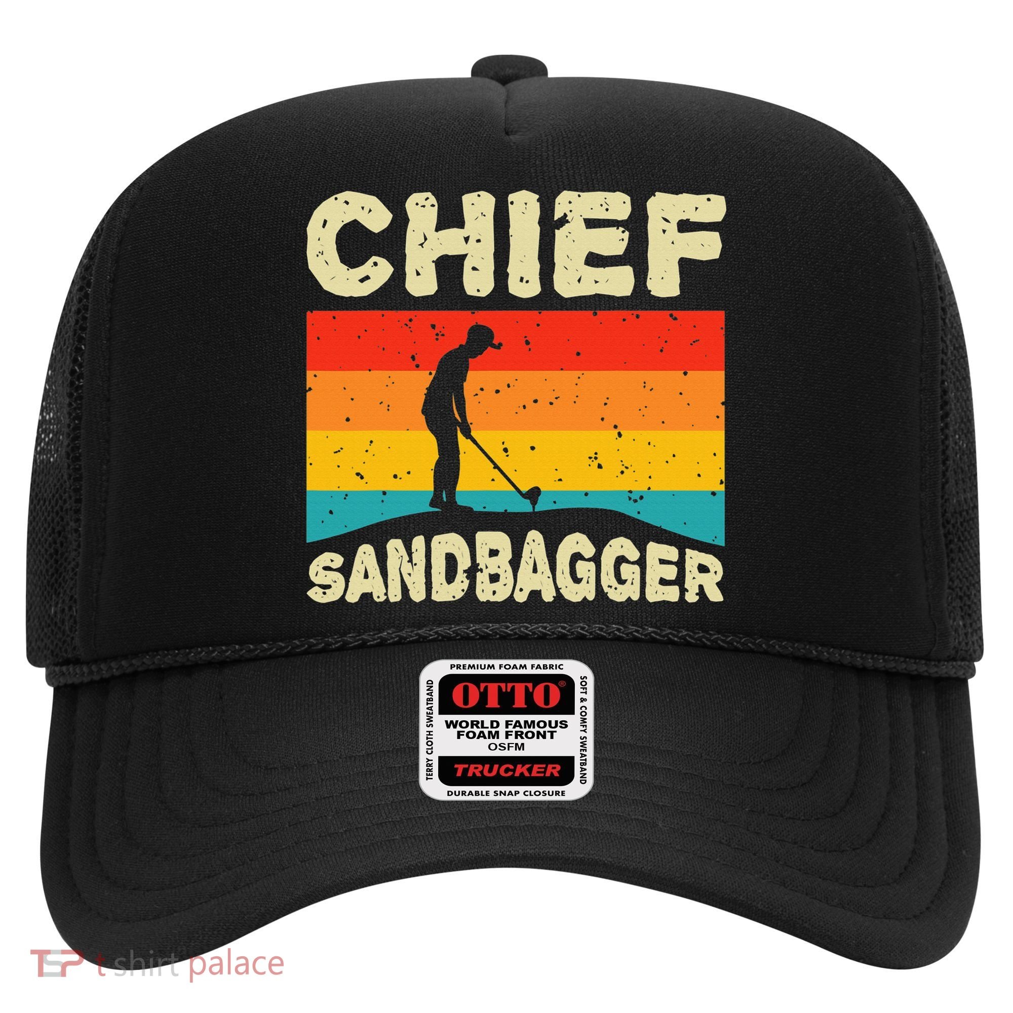 Chief Sandbagger Golfer Player Golf Lover Hat
